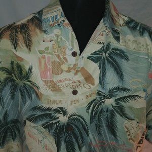 Tommy Bahama Men XL Island Shirt Nice